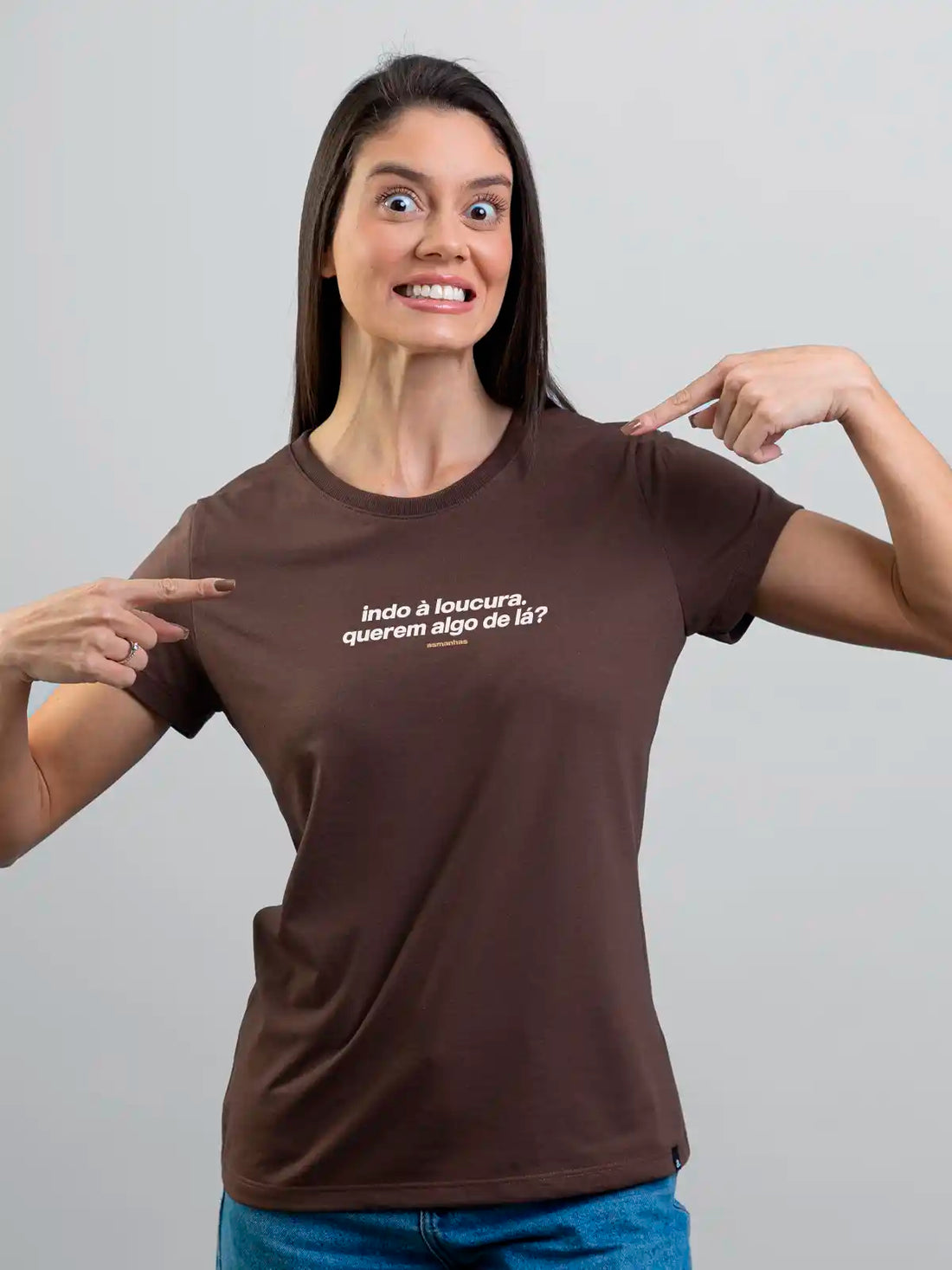 Camiseta Feminina Indo À Loucura Asmanhas