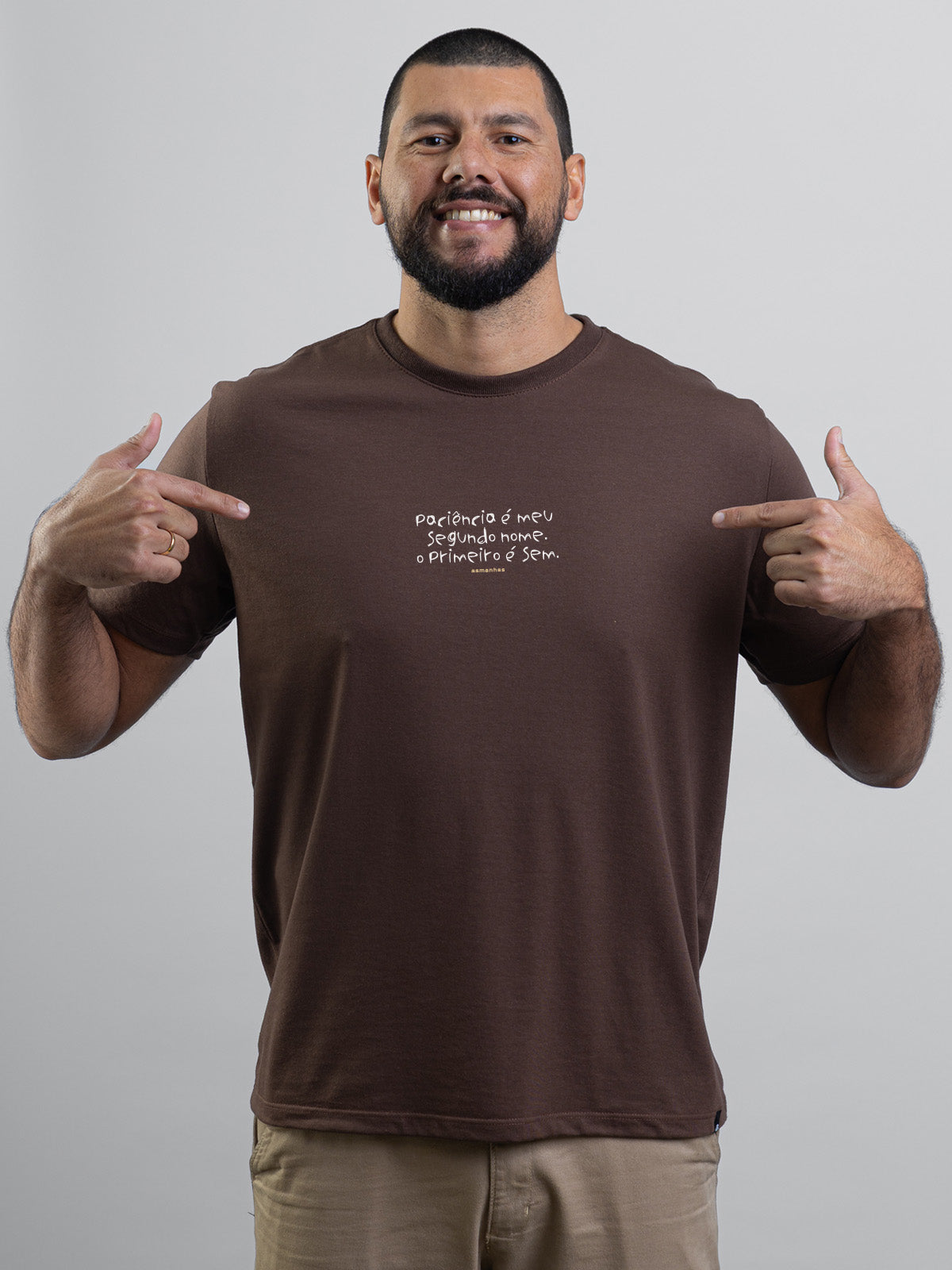 Camiseta Paciência Segundo Nome Asmanhas