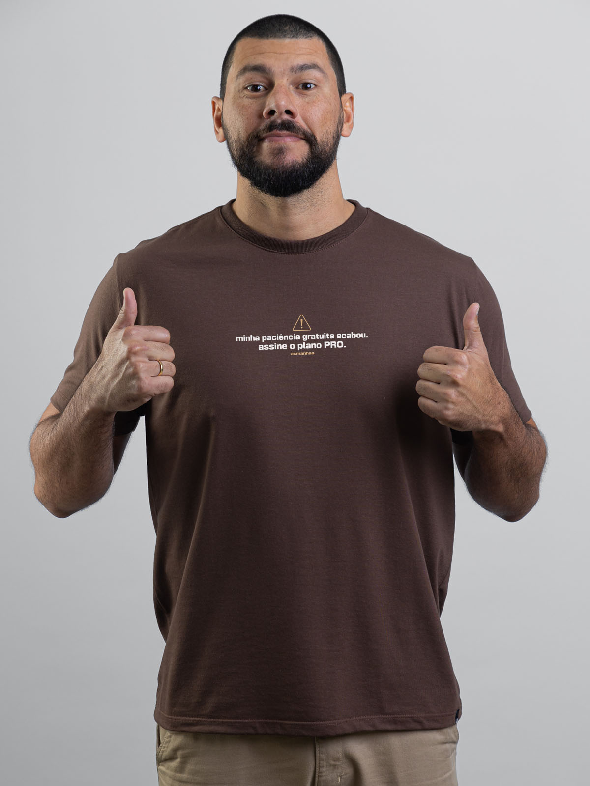 Camiseta Paciência Gratuita Asmanhas