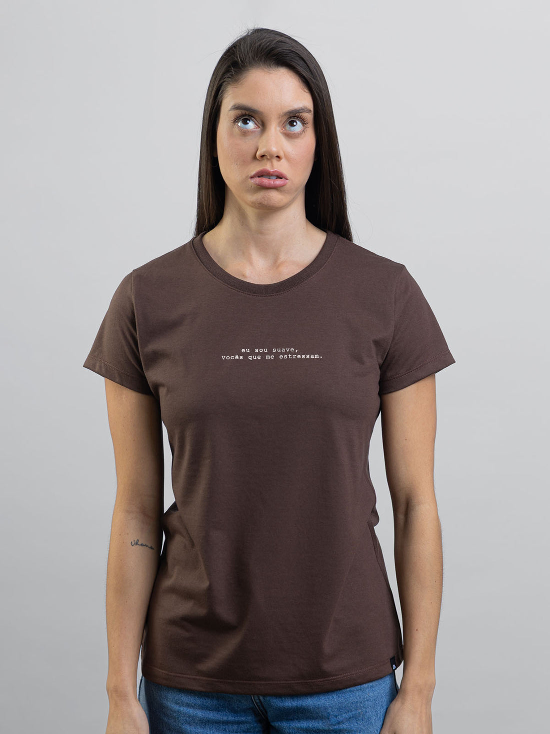 Camiseta Feminina Eu sou Suave Asmanhas