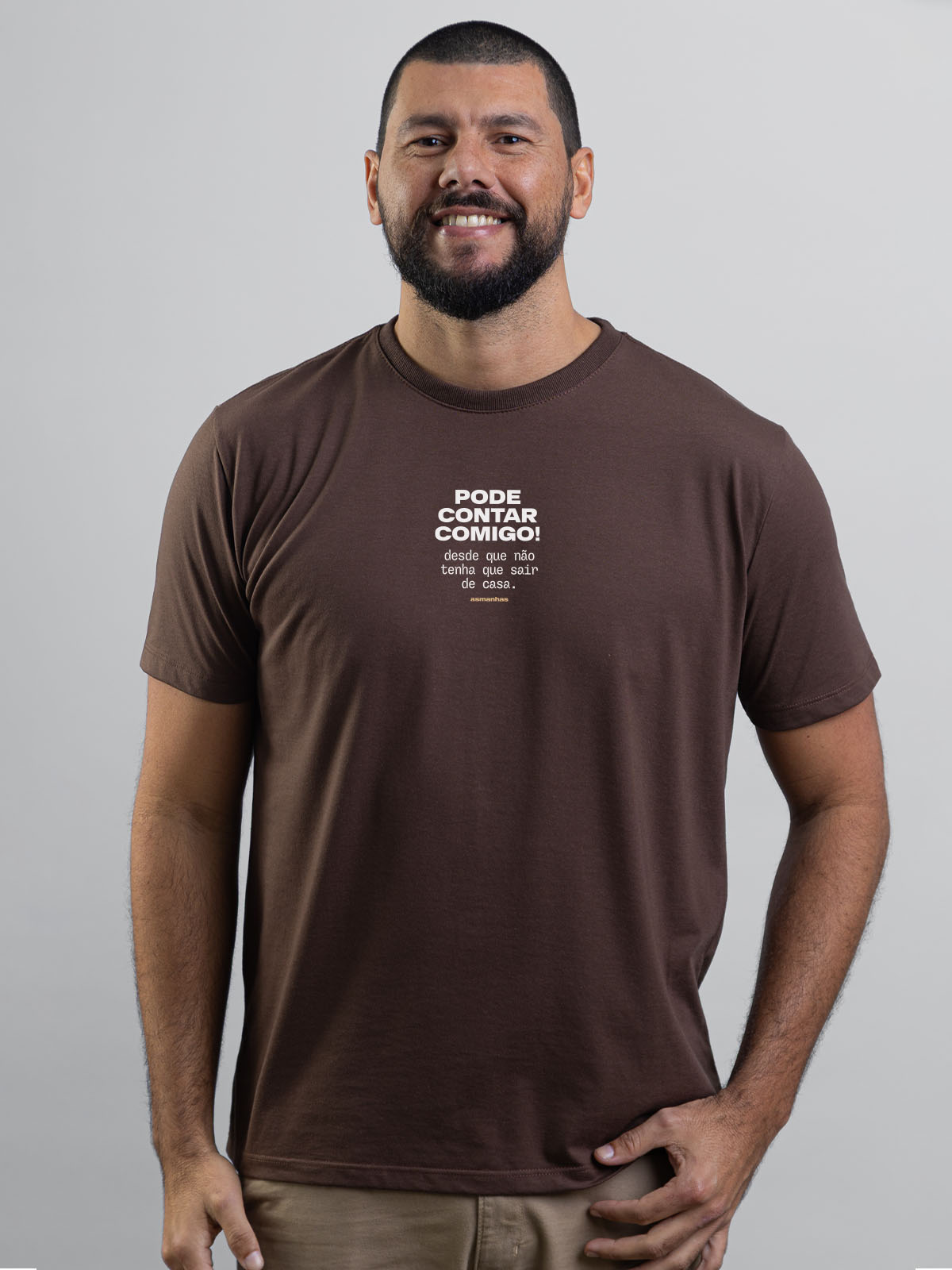 Camiseta Pode Contar Comigo Asmanhas