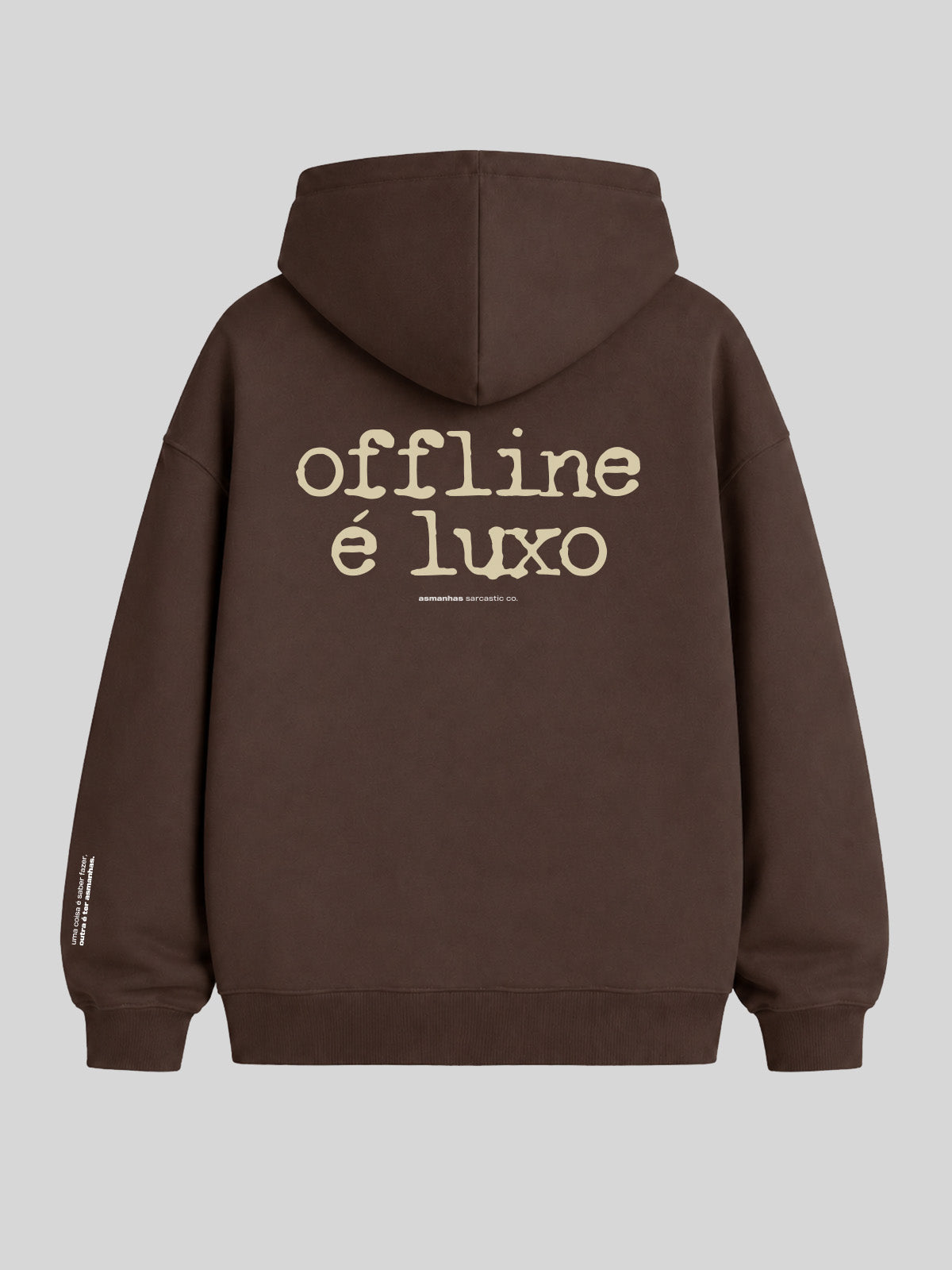 Casaco de Moletom Offline É Luxo Asmanhas