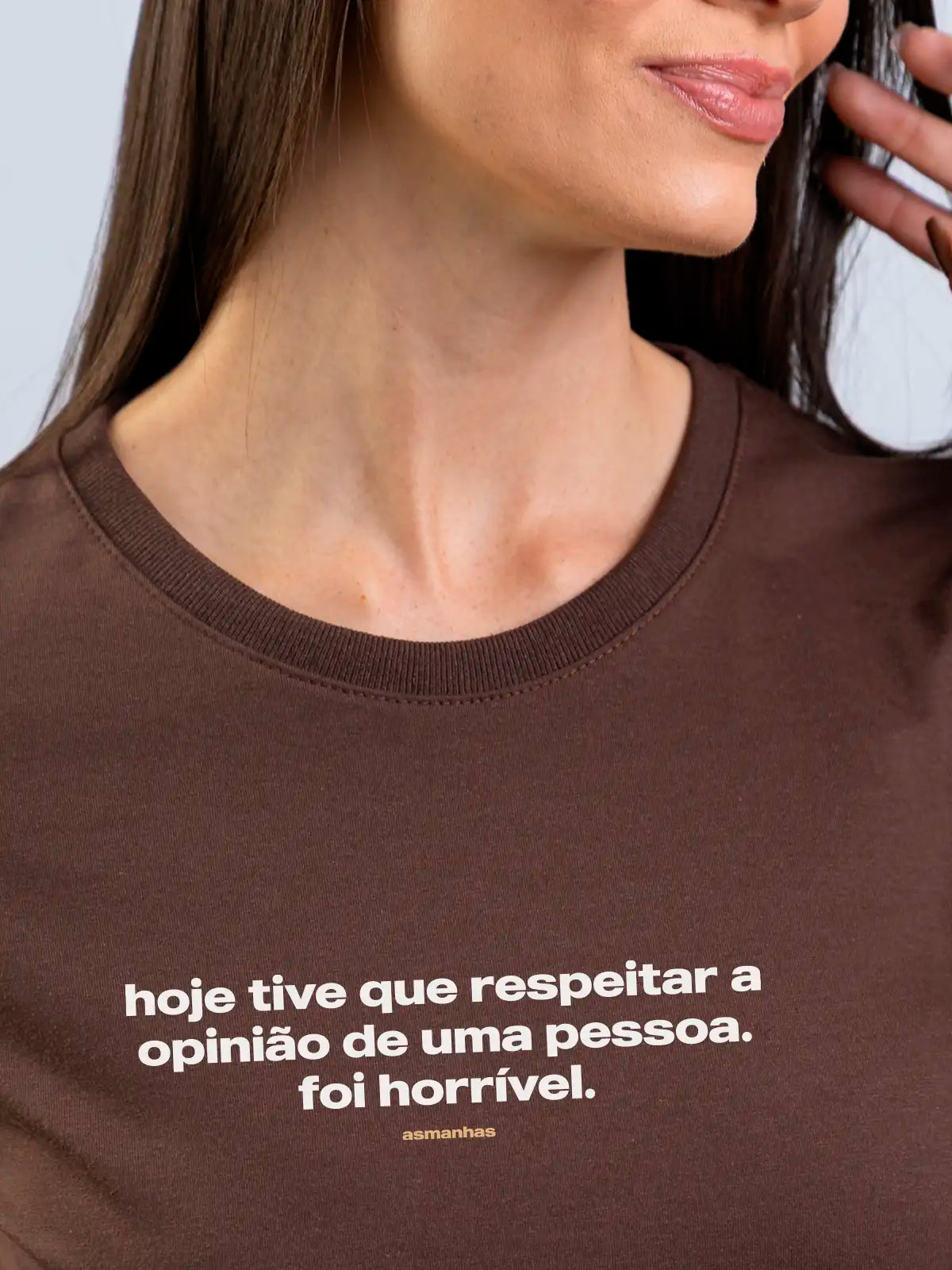 Camiseta Feminina Foi Horrível Asmanhas