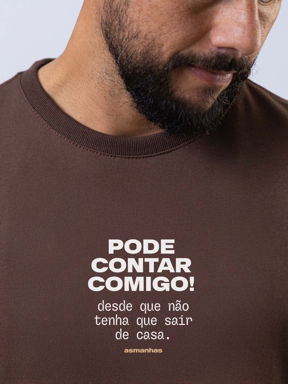Camiseta Pode Contar Comigo Asmanhas