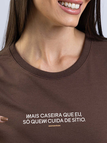 Camiseta Feminina Mais Caseira Que Eu Asmanhas