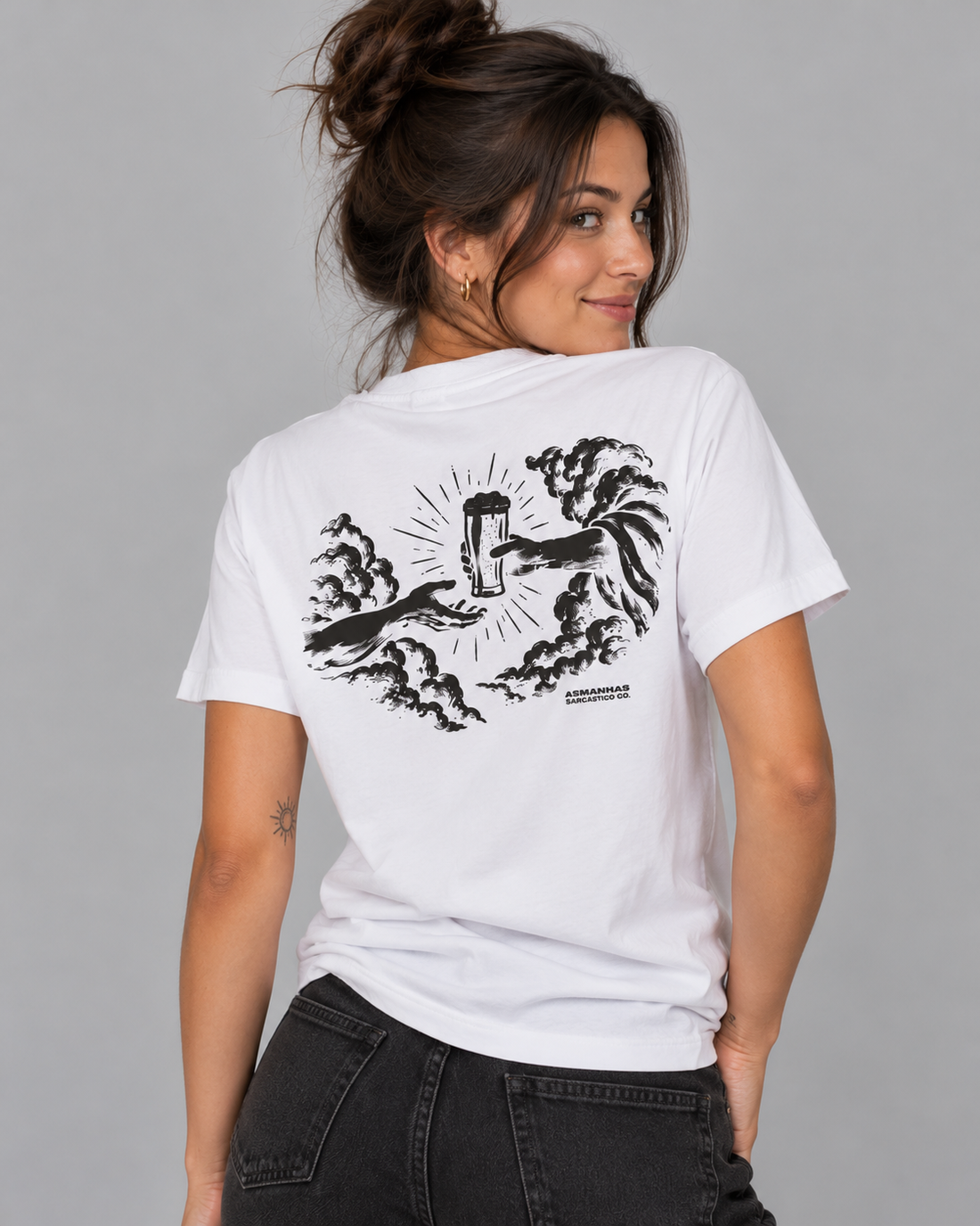 Camiseta Feminina Criação da Cerveja Asmanhas