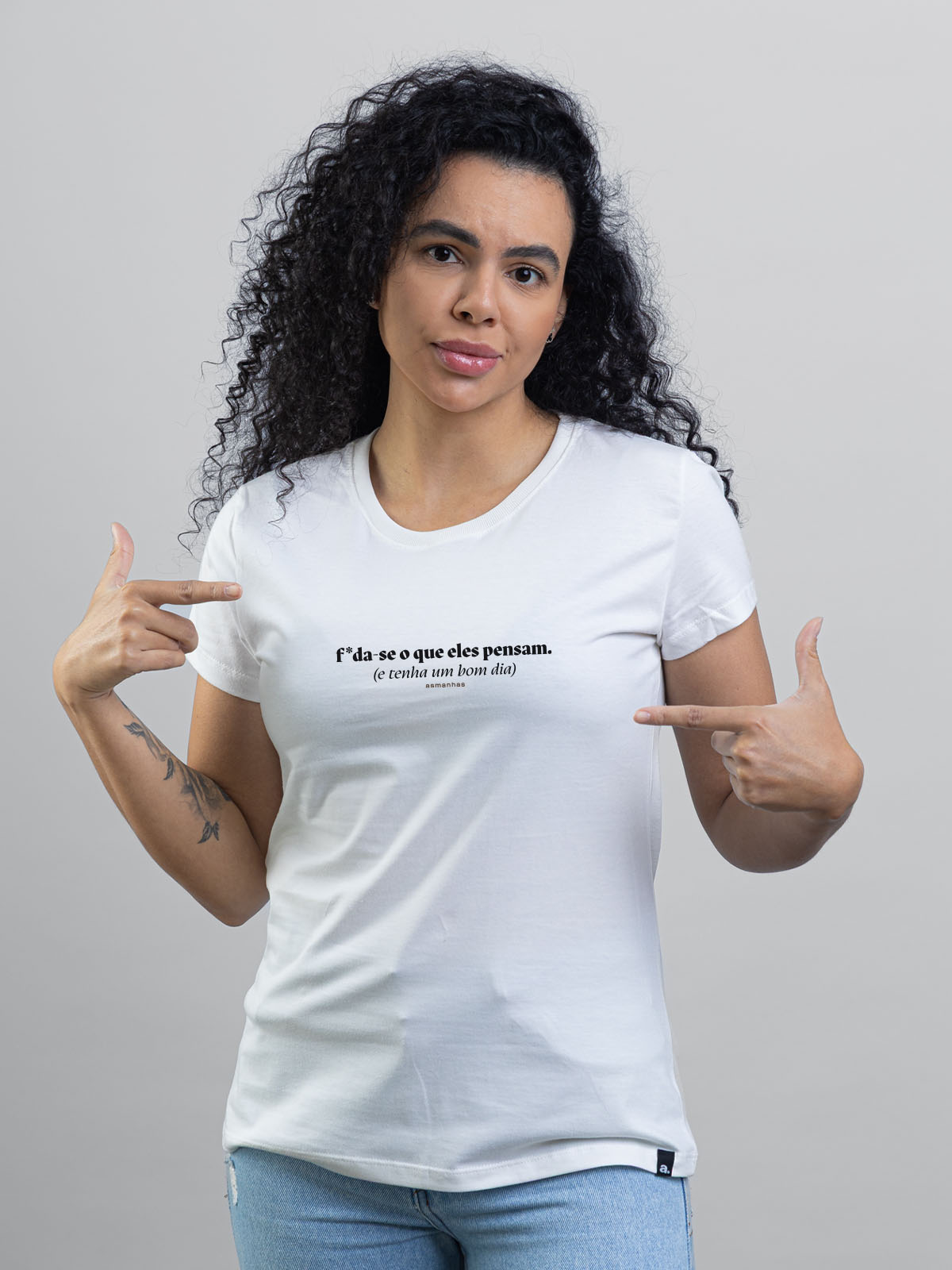 Camiseta Feminina Tenha Um Bom Dia Asmanhas