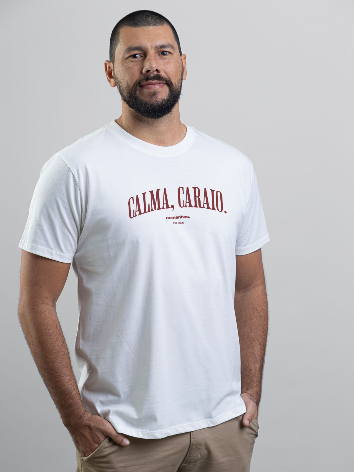 Camiseta Calma Caraio Nova Asmanhas