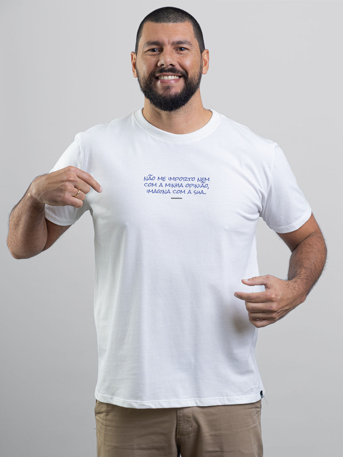 Camiseta Não Me Importo Asmanhas