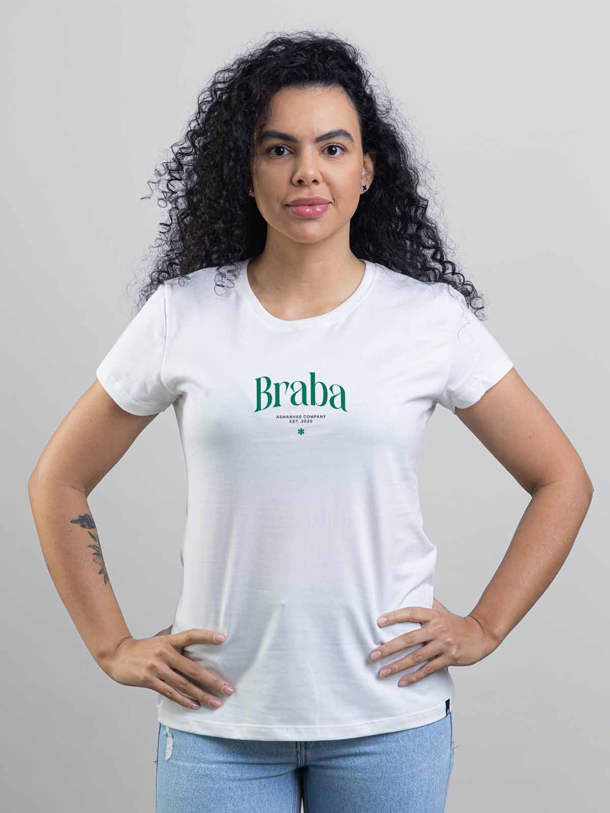 Camiseta Feminina Braba Nova Asmanhas