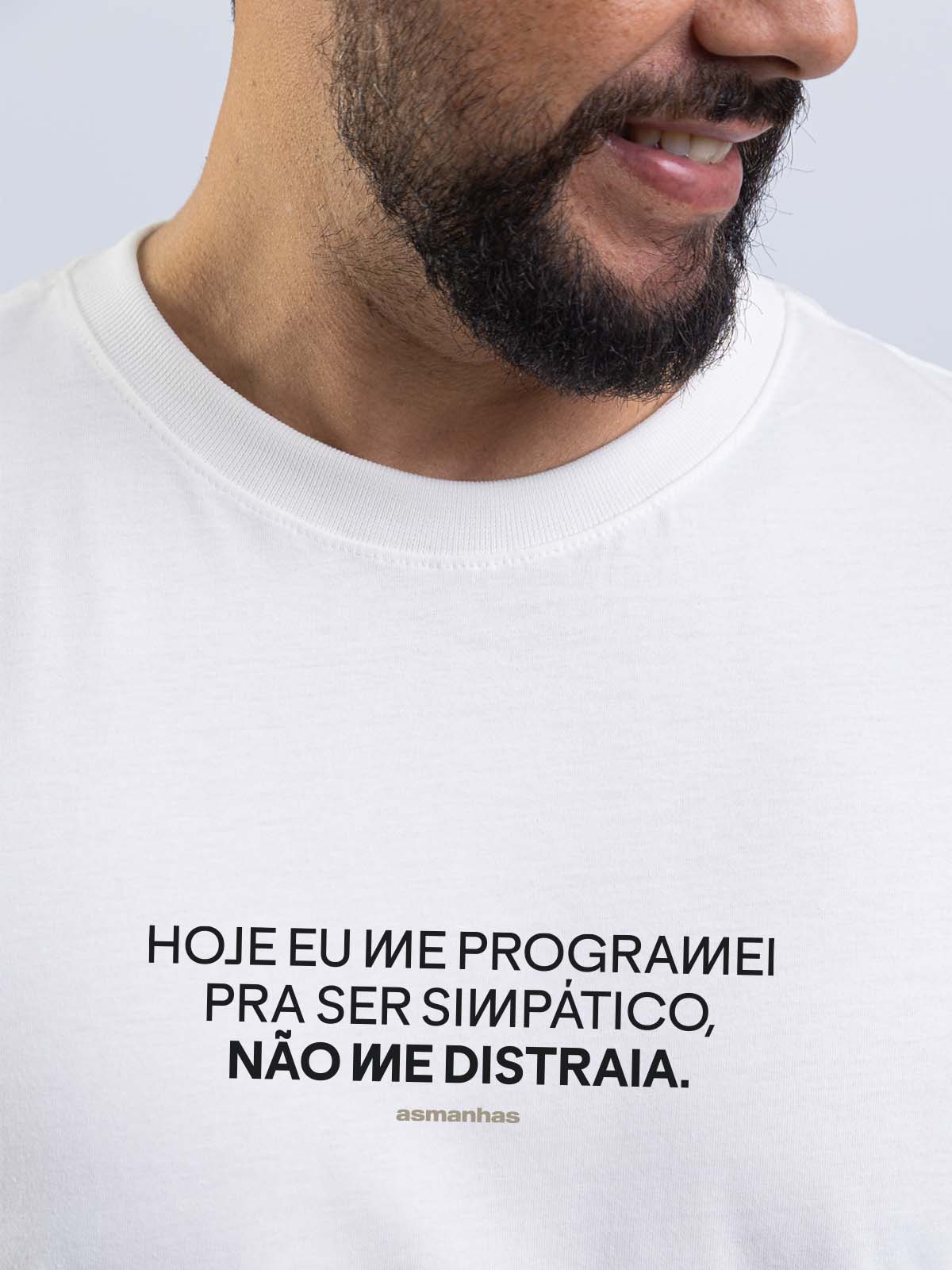 Camiseta Não Me Distraia Asmanhas