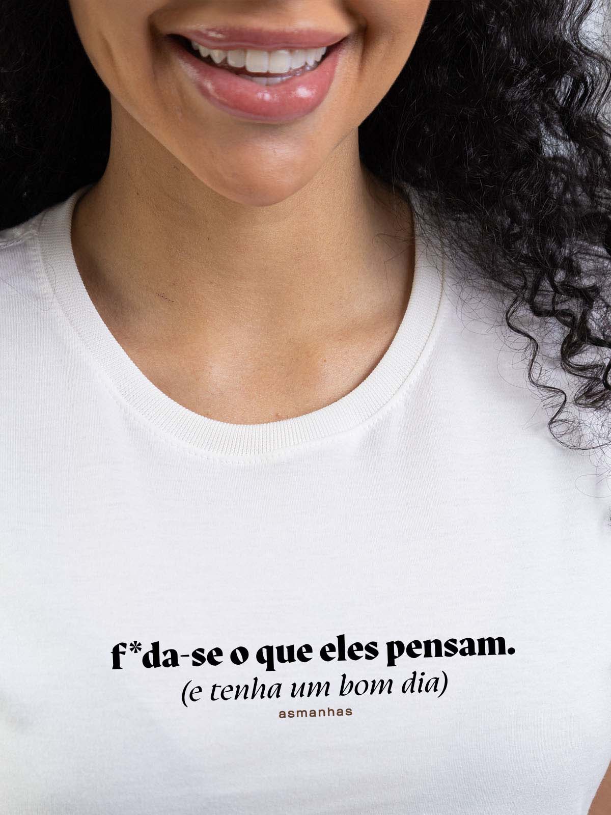 Camiseta Feminina Tenha Um Bom Dia Asmanhas