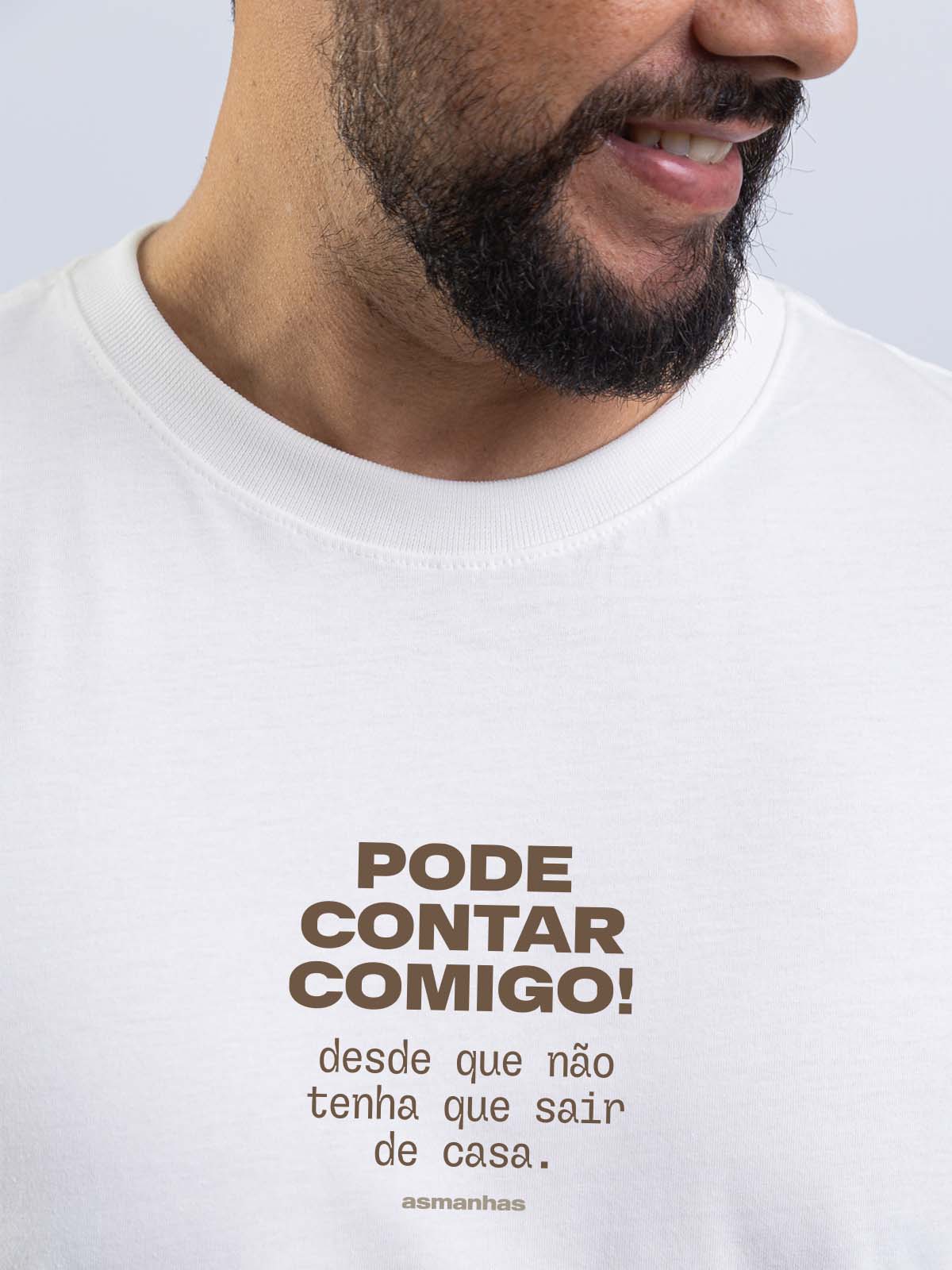 Camiseta Pode Contar Comigo Asmanhas