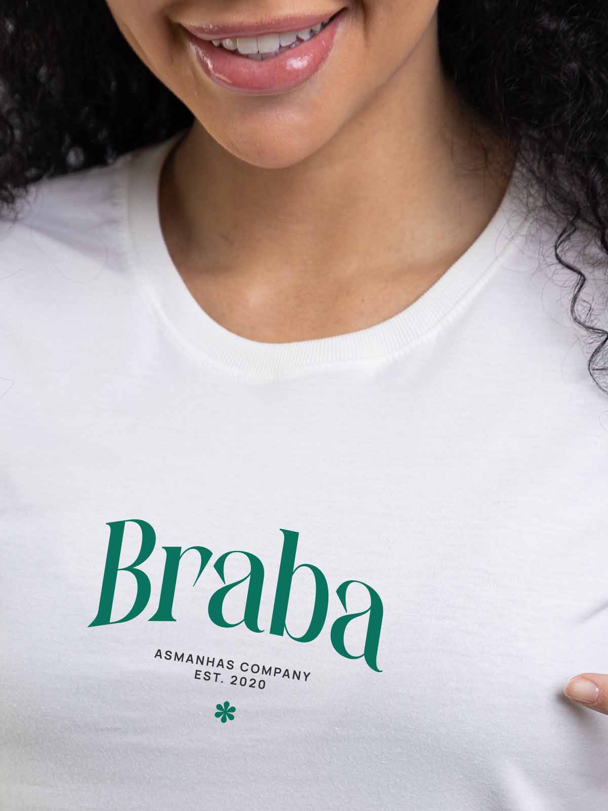 Camiseta Feminina Braba Nova Asmanhas