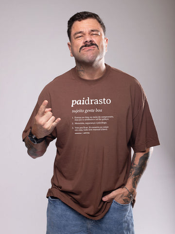 Camiseta Oversized Padrasto Dicionário Asmanhas