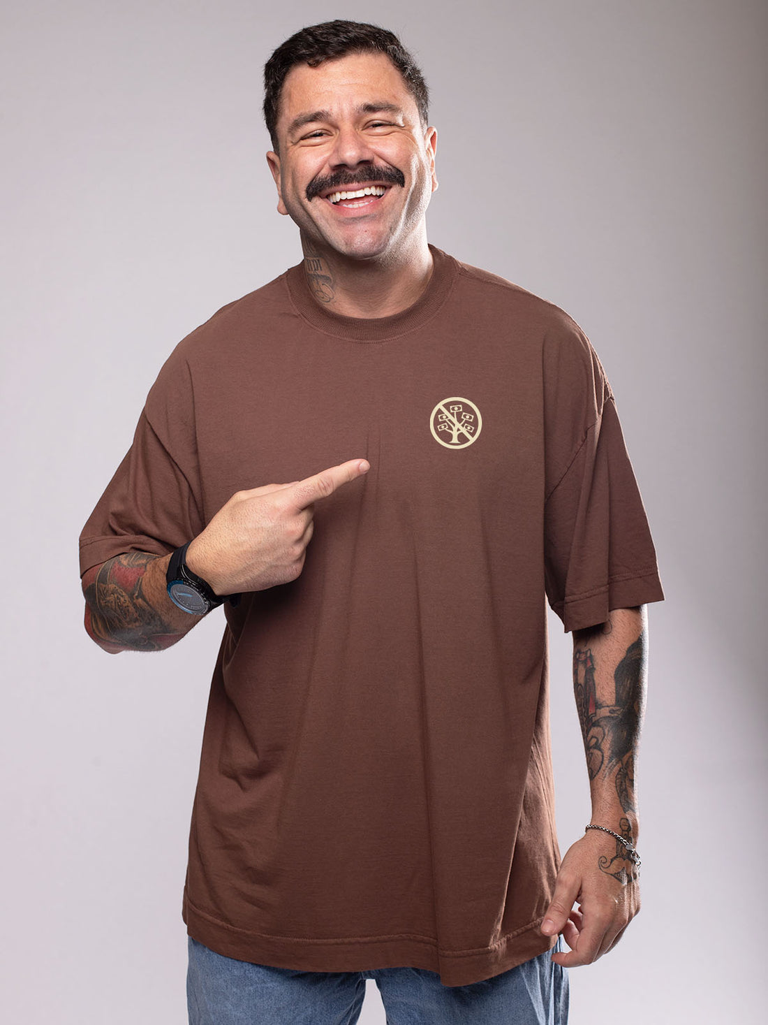 Camiseta Oversized Dinheiro Não Nasce em Árvore Asmanhas