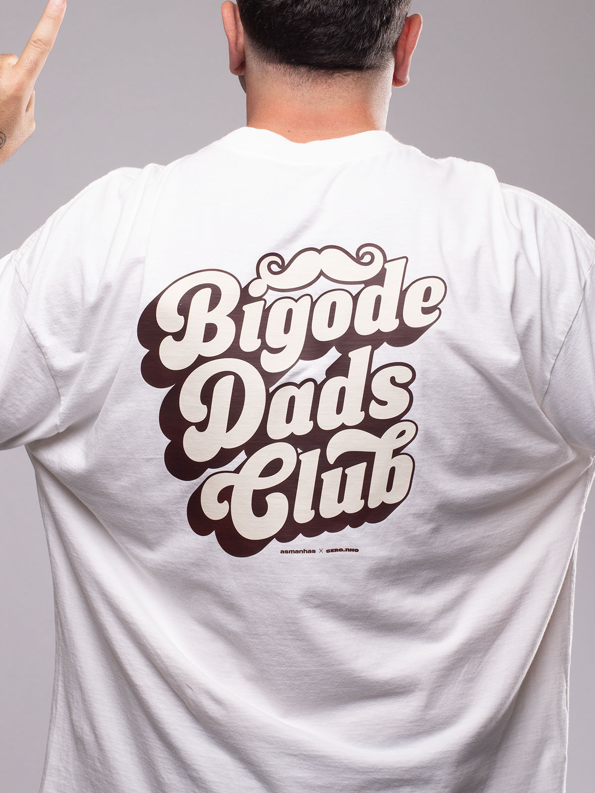 Camiseta Oversized Bigode Dads Club Asmanhas