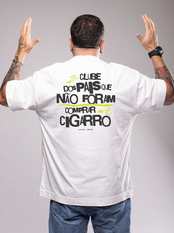 Camiseta Oversized Não Foram Comprar Cigarro Asmanhas