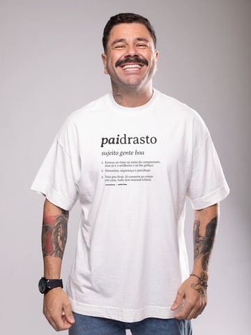 Camiseta Oversized Padrasto Dicionário Asmanhas