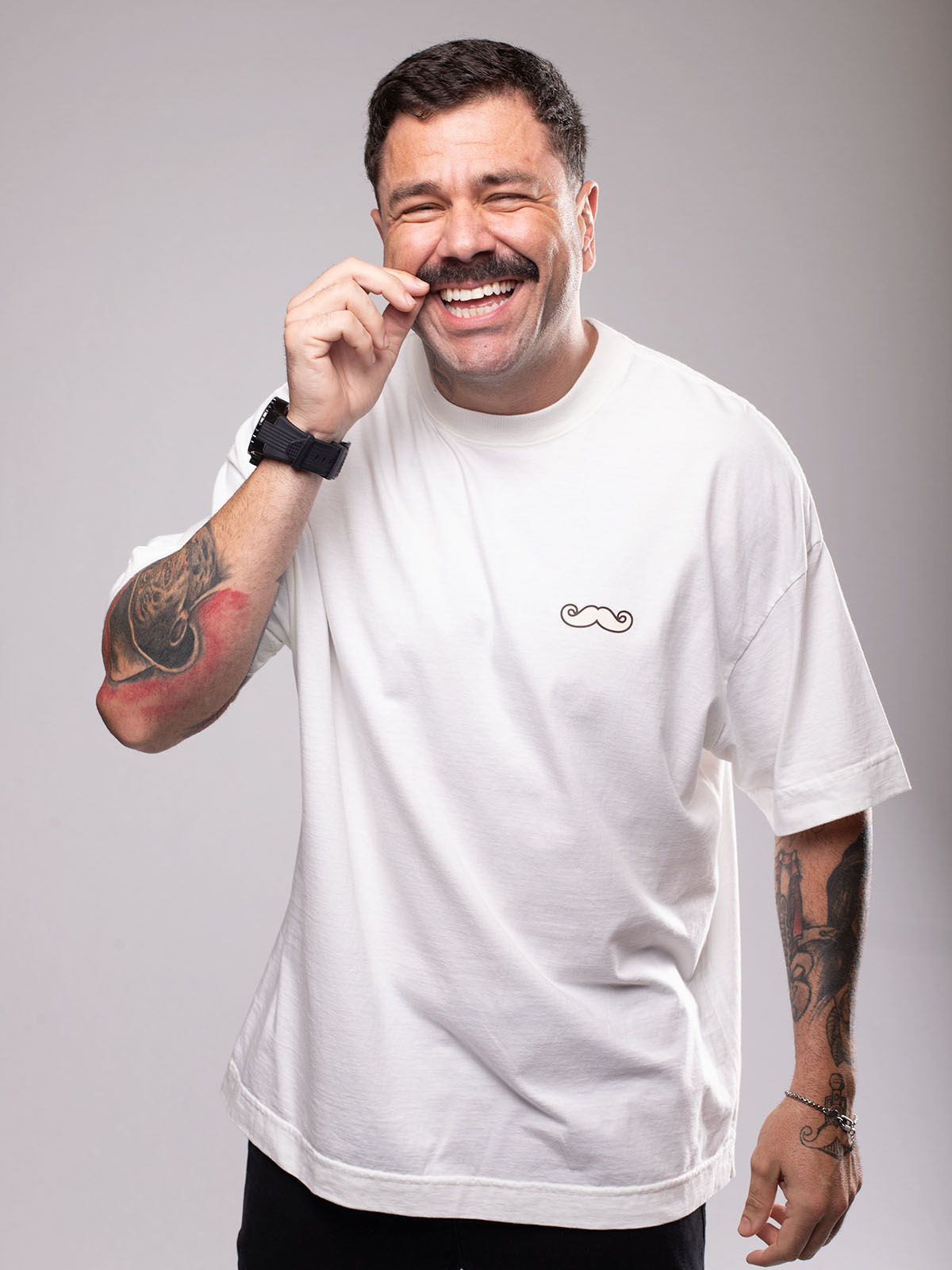 Camiseta Oversized Bigode Dads Club Asmanhas