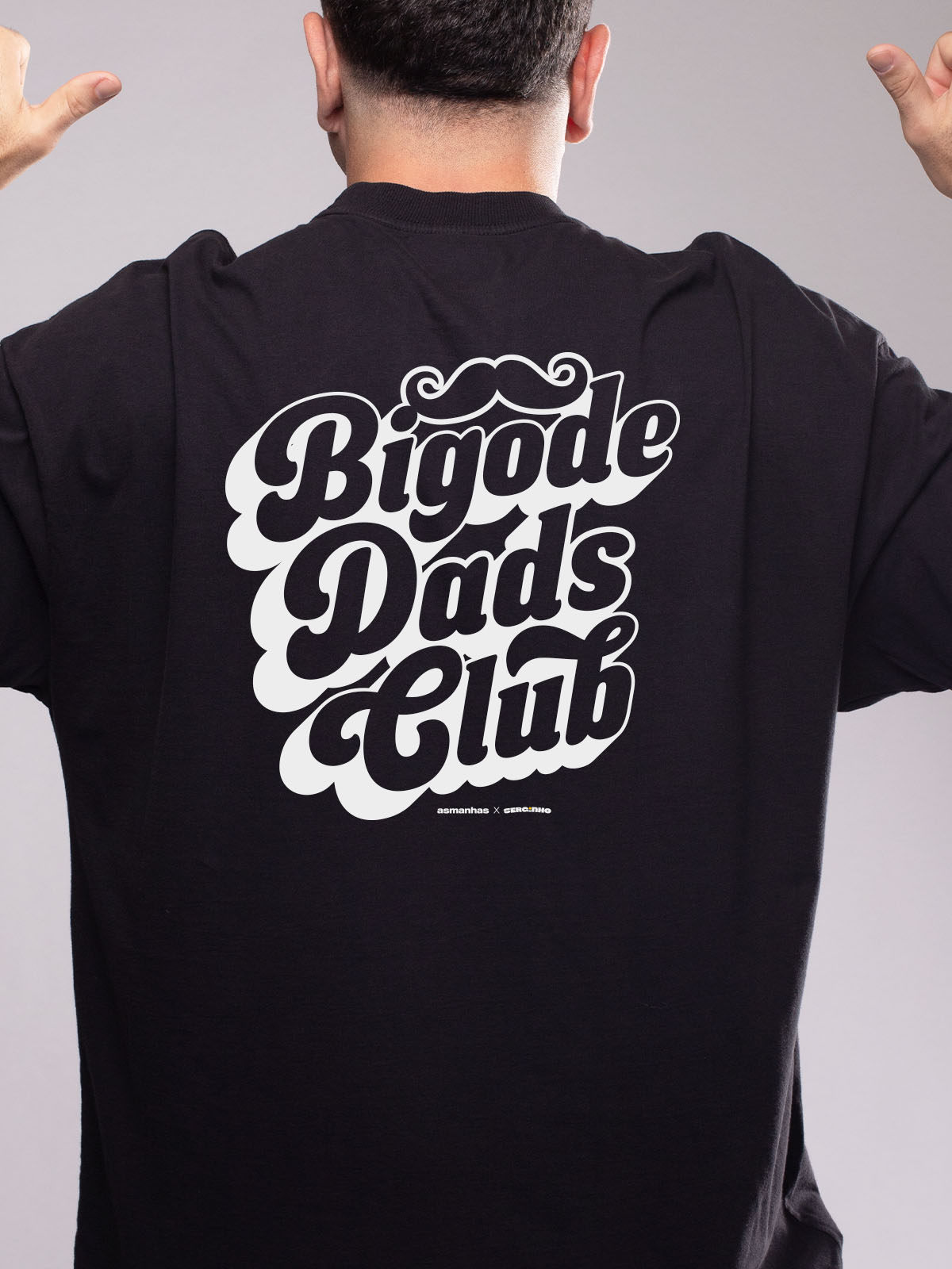Camiseta Oversized Bigode Dads Club Asmanhas