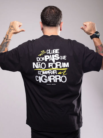 Camiseta Oversized Não Foram Comprar Cigarro Asmanhas