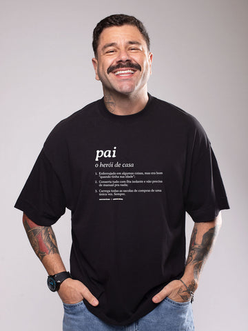 Camiseta Oversized Pai Dicionário Asmanhas