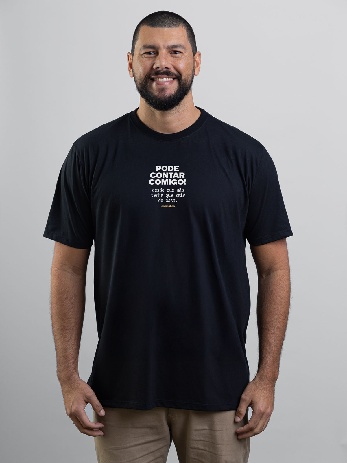 Camiseta Pode Contar Comigo Asmanhas