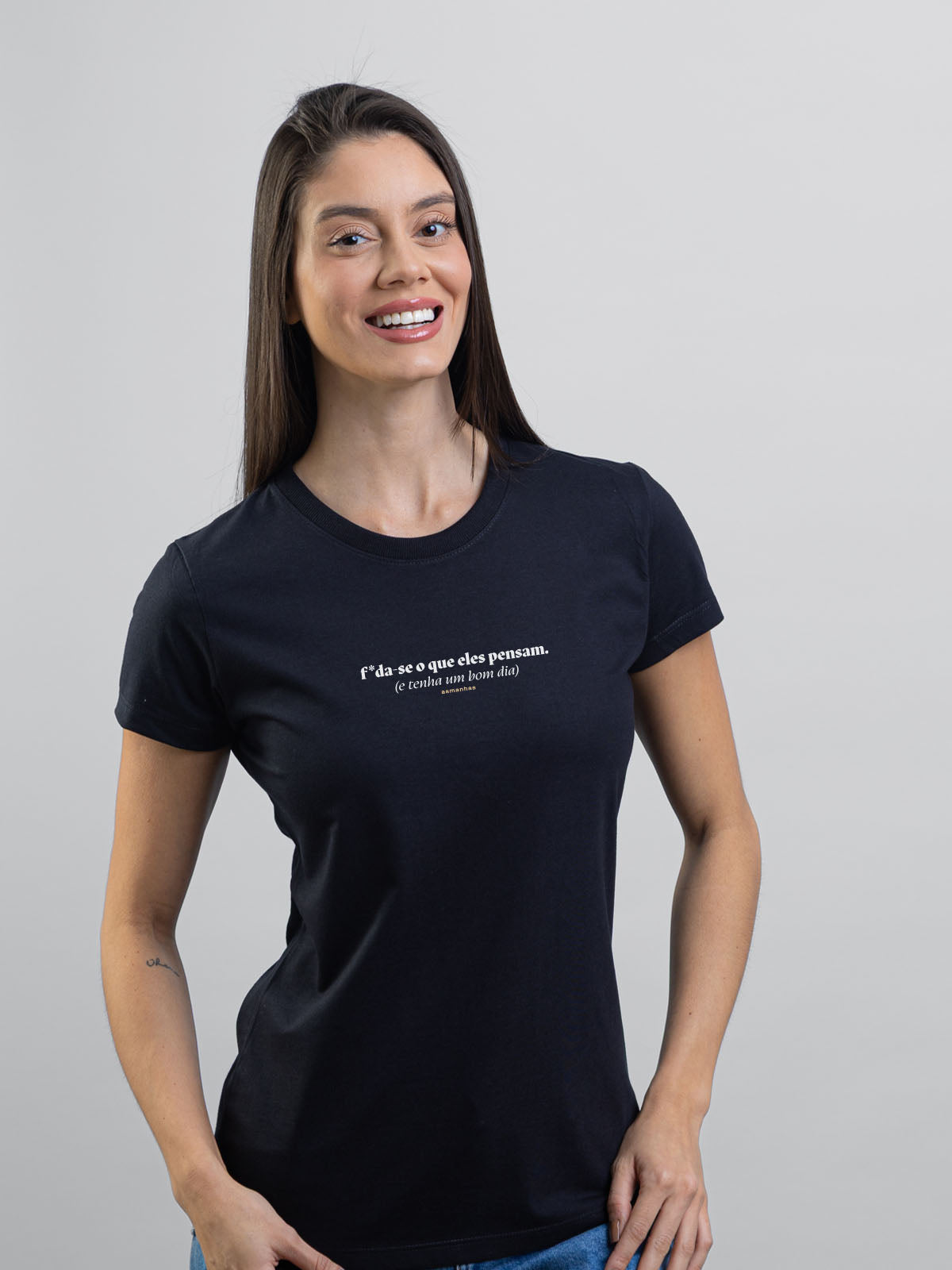 Camiseta Feminina Tenha Um Bom Dia Asmanhas