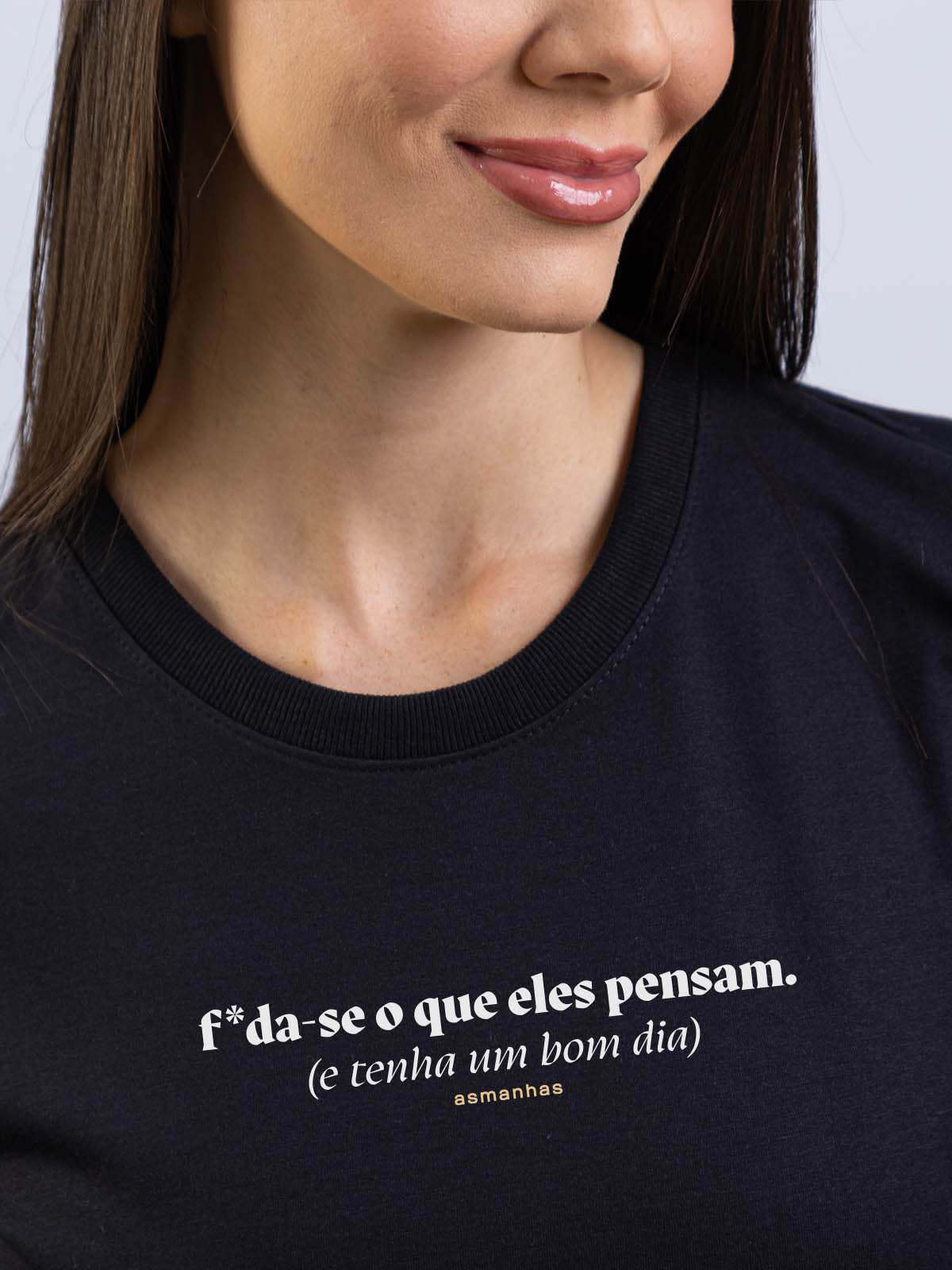 Camiseta Feminina Tenha Um Bom Dia Asmanhas