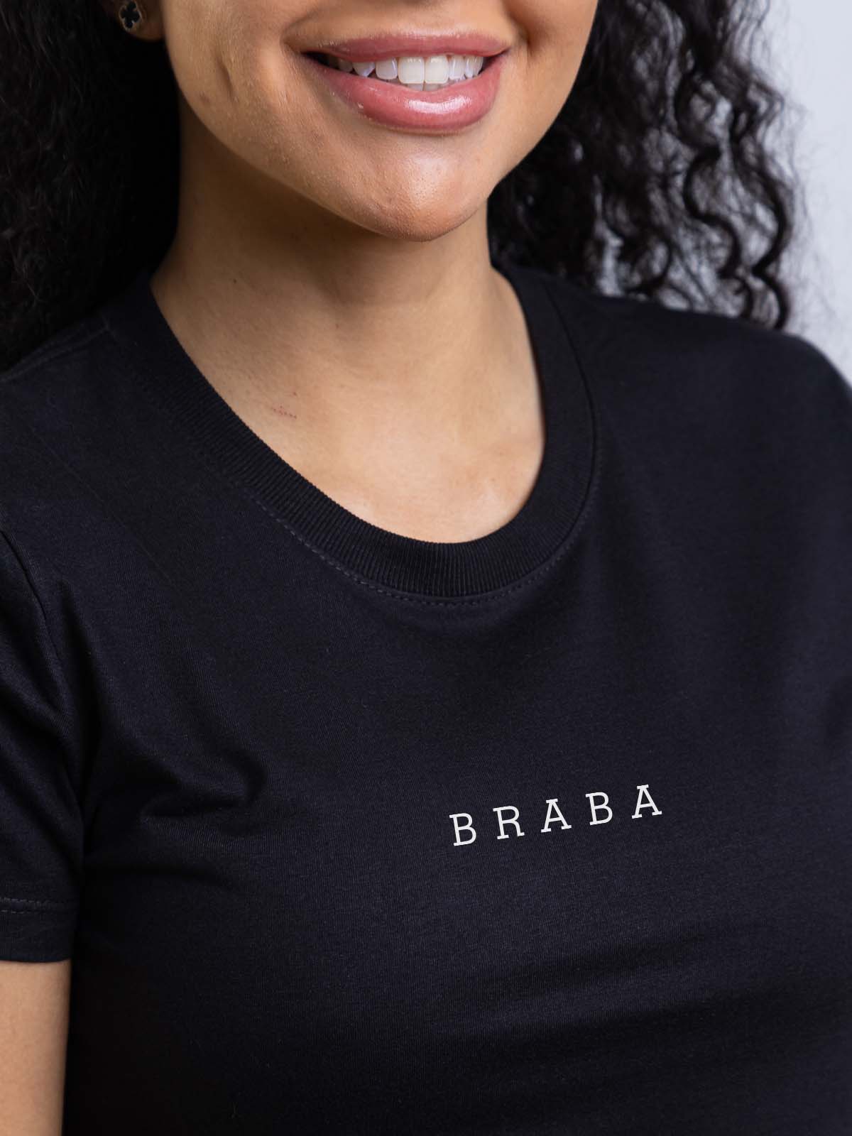 Camiseta Feminina Braba Minimalista Asmanhas