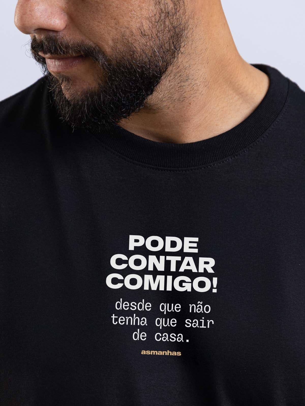 Camiseta Pode Contar Comigo Asmanhas