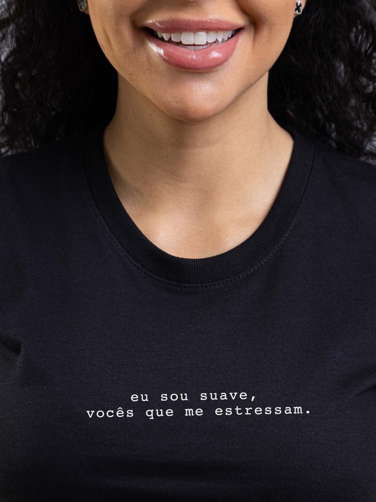 Camiseta Feminina Eu sou Suave Asmanhas
