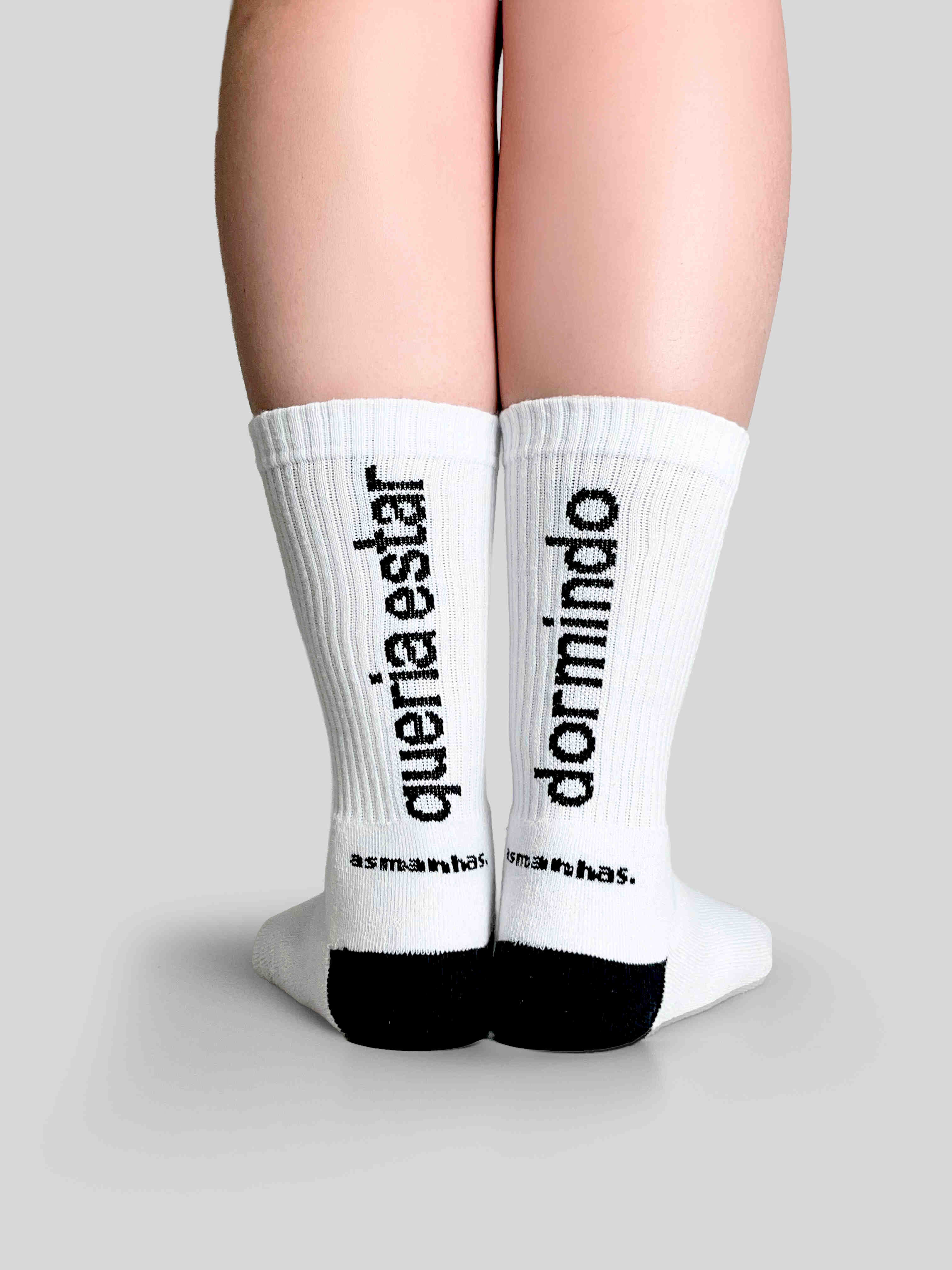 Kit 3 Pares de Meias - Eu vou, Mas Vou Obrigado - Asmanhas