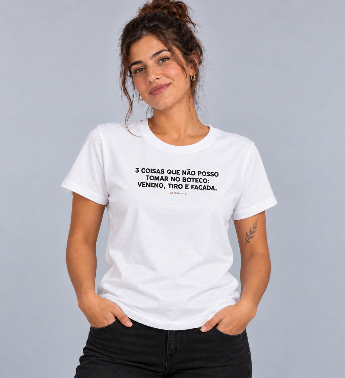 Camiseta Feminina Tomar no Boteco Asmanhas