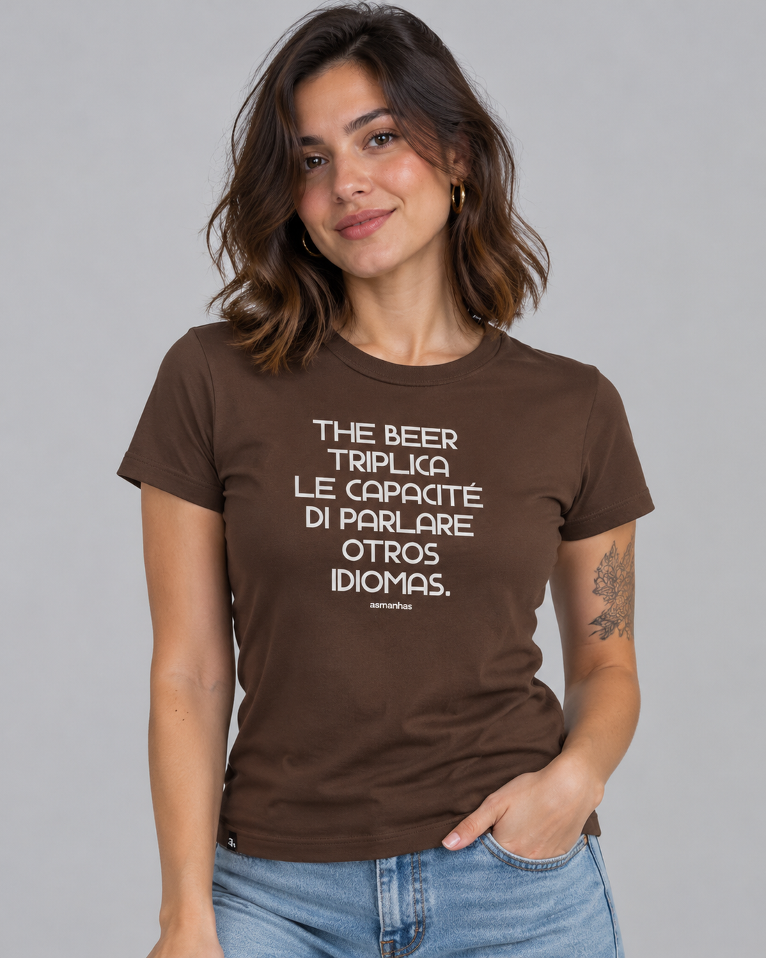 Camiseta Feminina The Beer Triplica Asmanhas