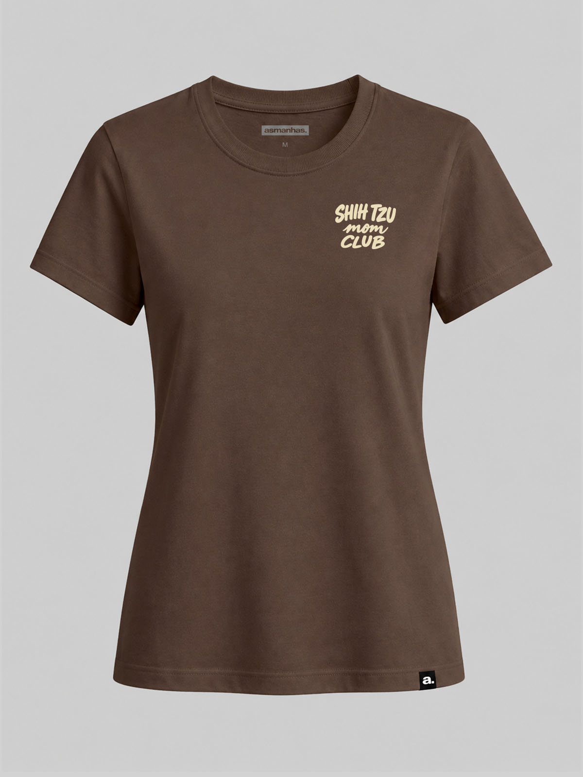 Camiseta Feminina Clube Mãe de Shih Tzu Asmanhas