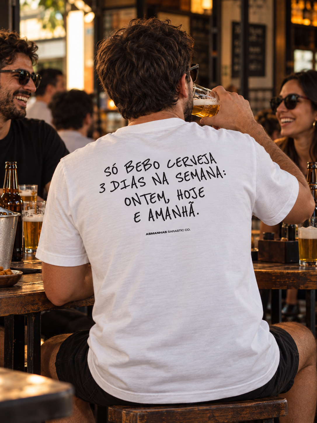 Camiseta 3 Dias na Semana Asmanhas