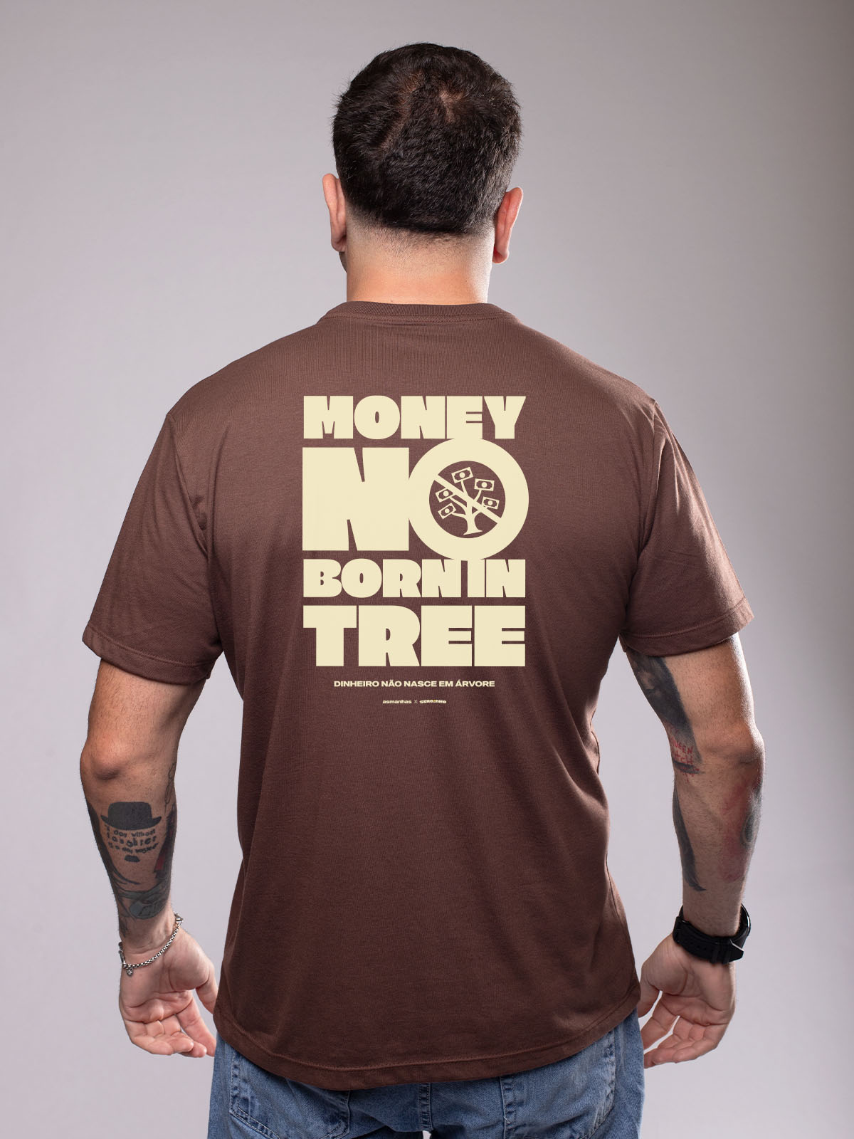 Camiseta Dinheiro Não Nasce em Árvore Asmanhas