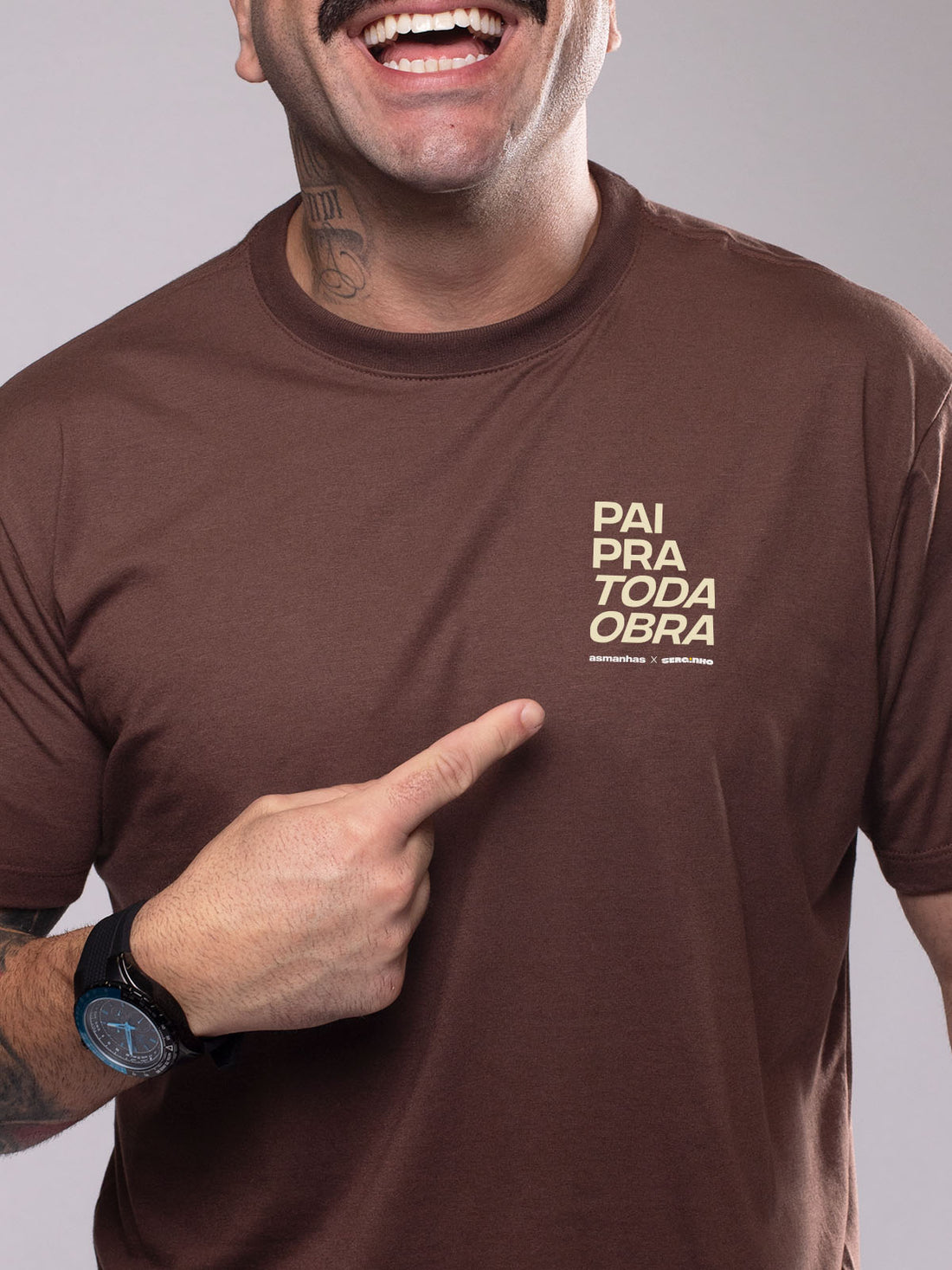 Camiseta Pai pra Toda Obra Asmanhas