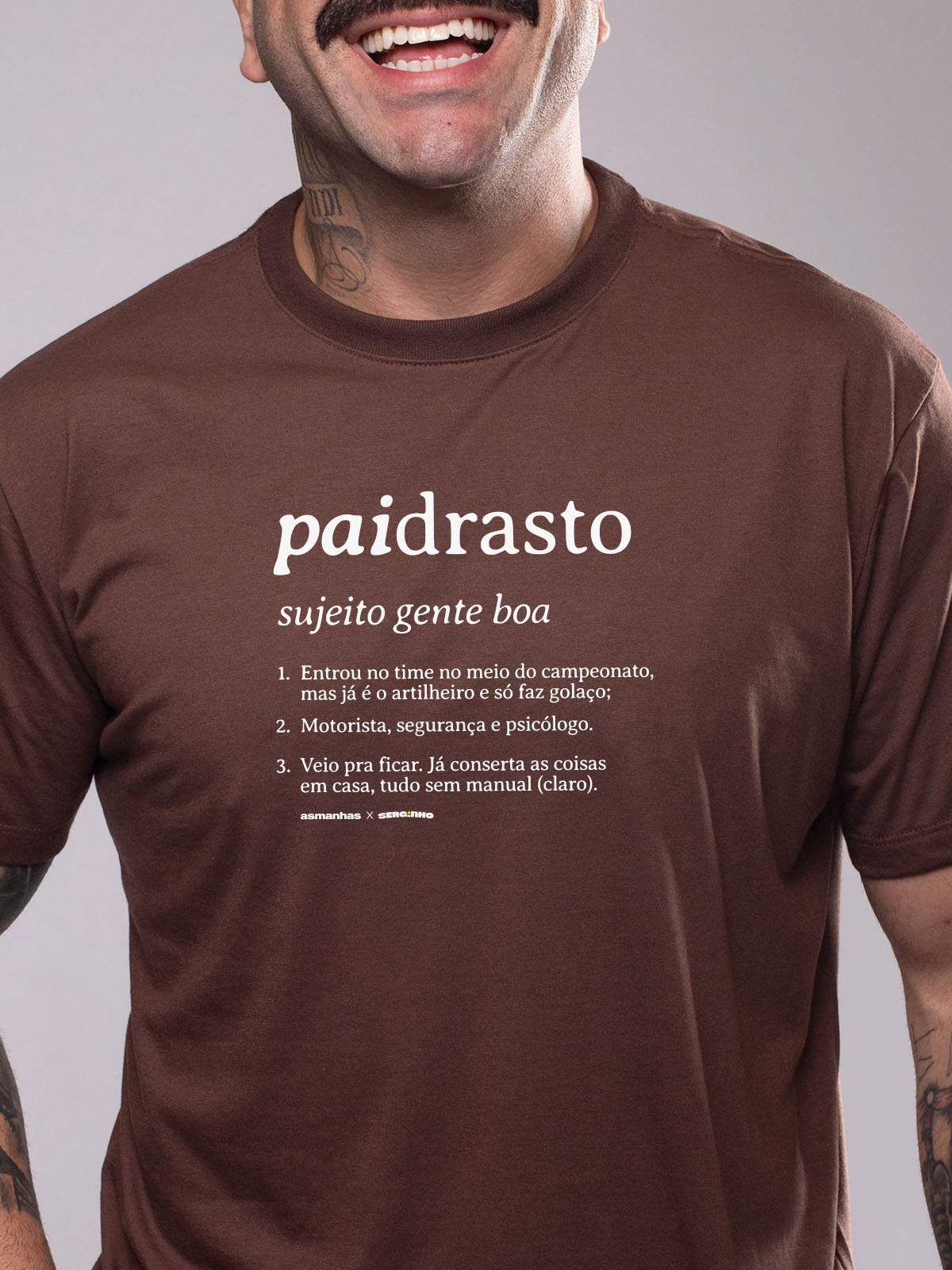 Camiseta Padrasto Dicionário Asmanhas