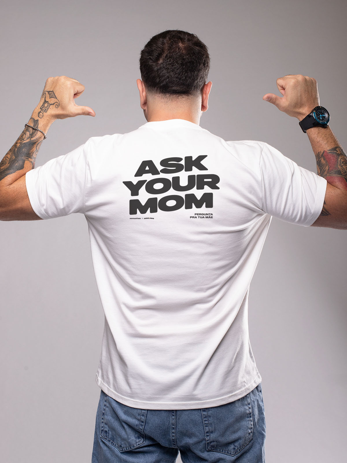 Camiseta Pergunta pra Tua Mãe Asmanhas