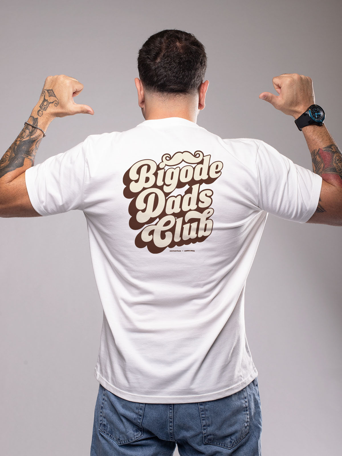 Camiseta Bigode Dads Club Asmanhas