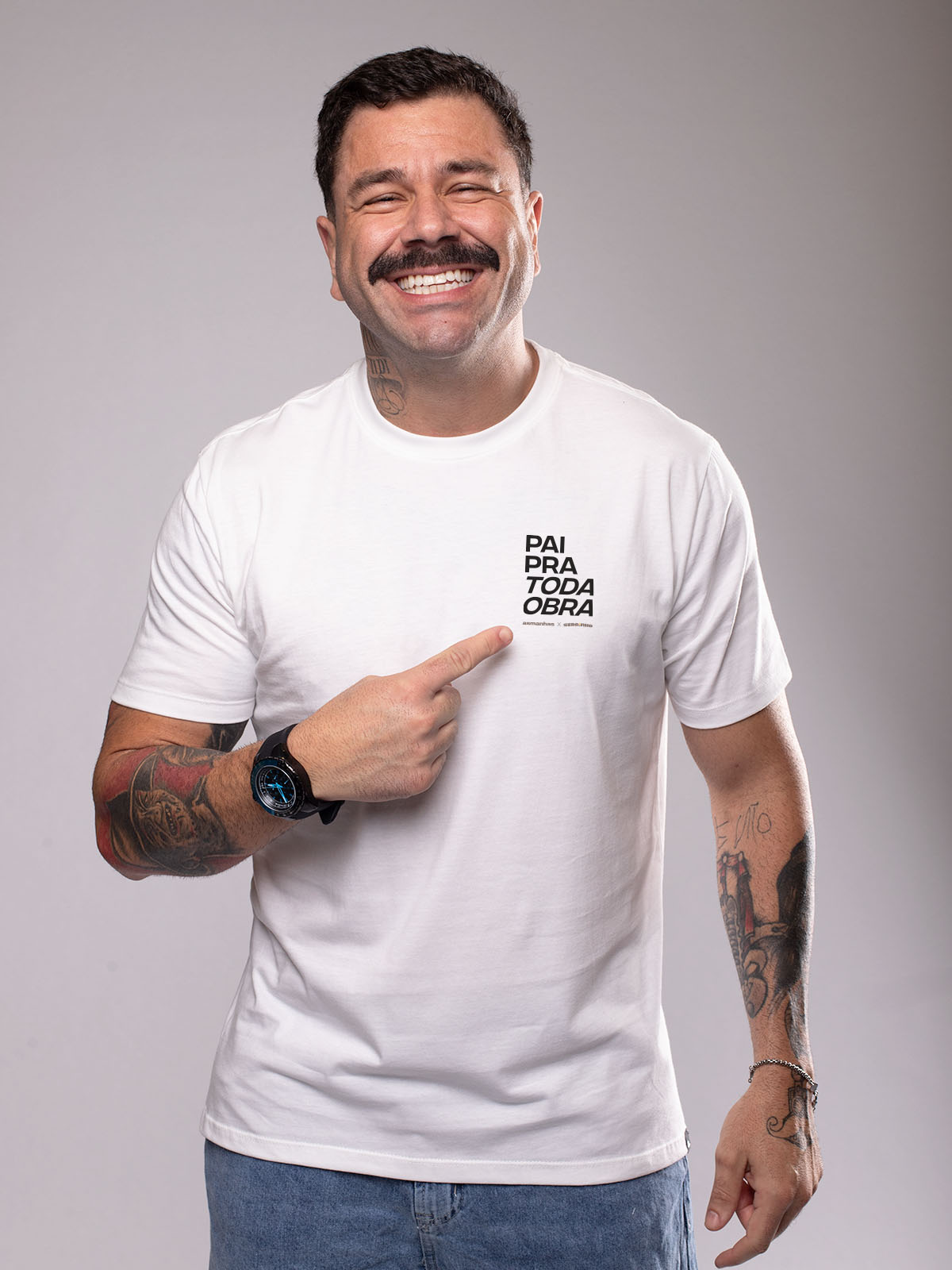 Camiseta Pai pra Toda Obra Asmanhas