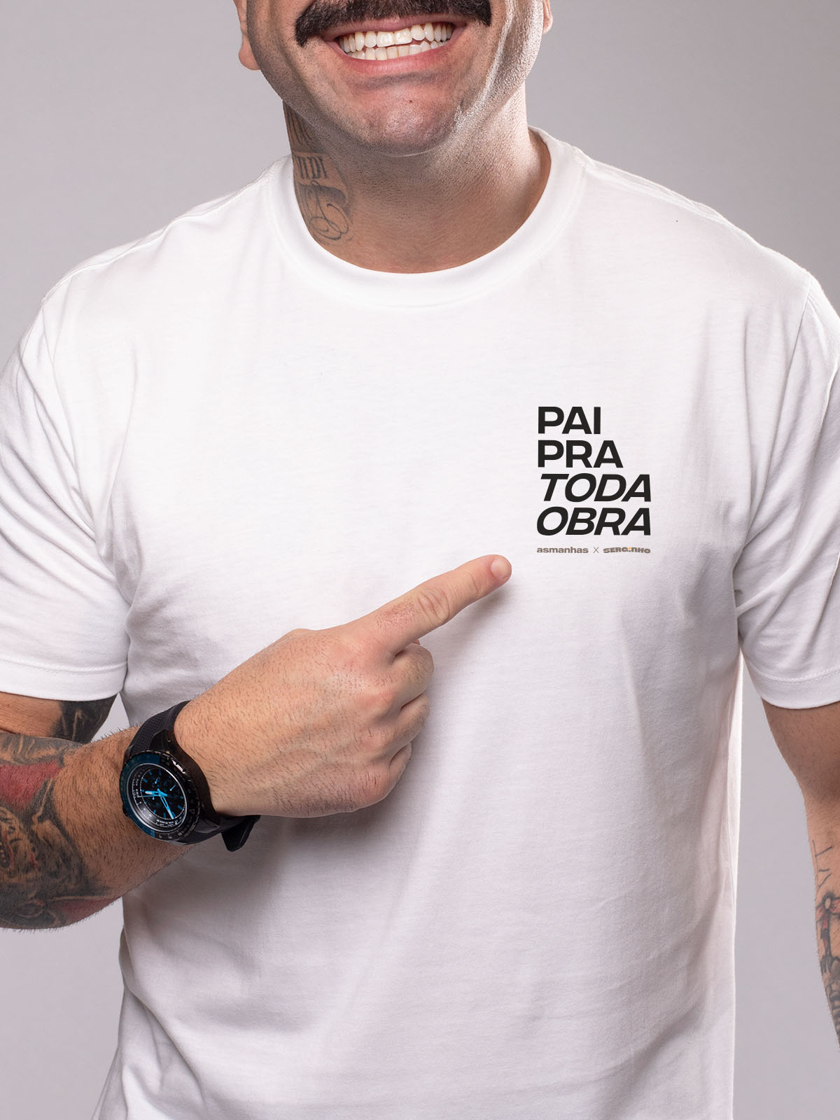 Camiseta Pai pra Toda Obra Asmanhas