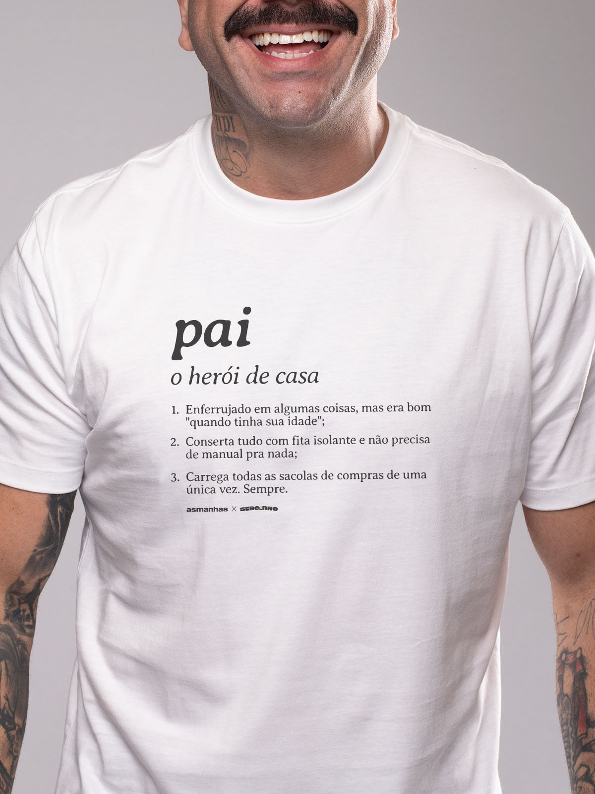 Camiseta Pai Dicionário Asmanhas