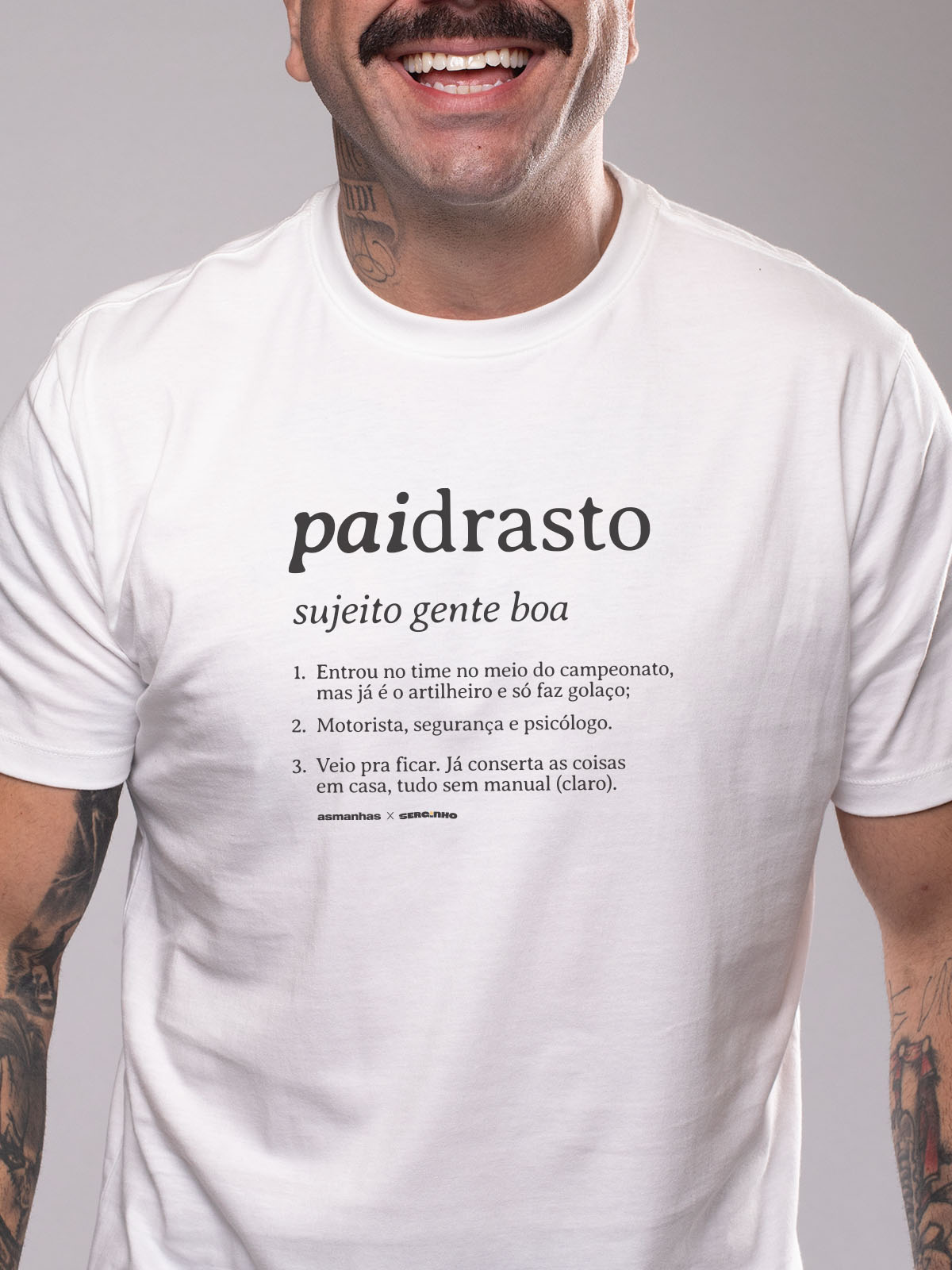 Camiseta Padrasto Dicionário Asmanhas