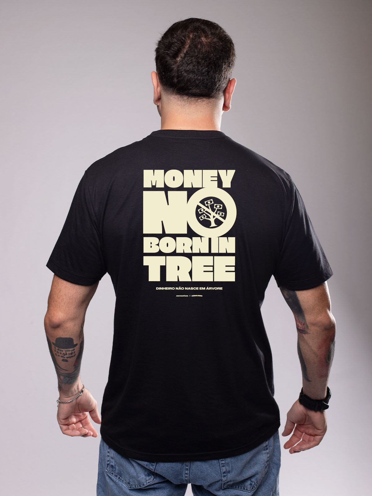 Camiseta Dinheiro Não Nasce em Árvore Asmanhas