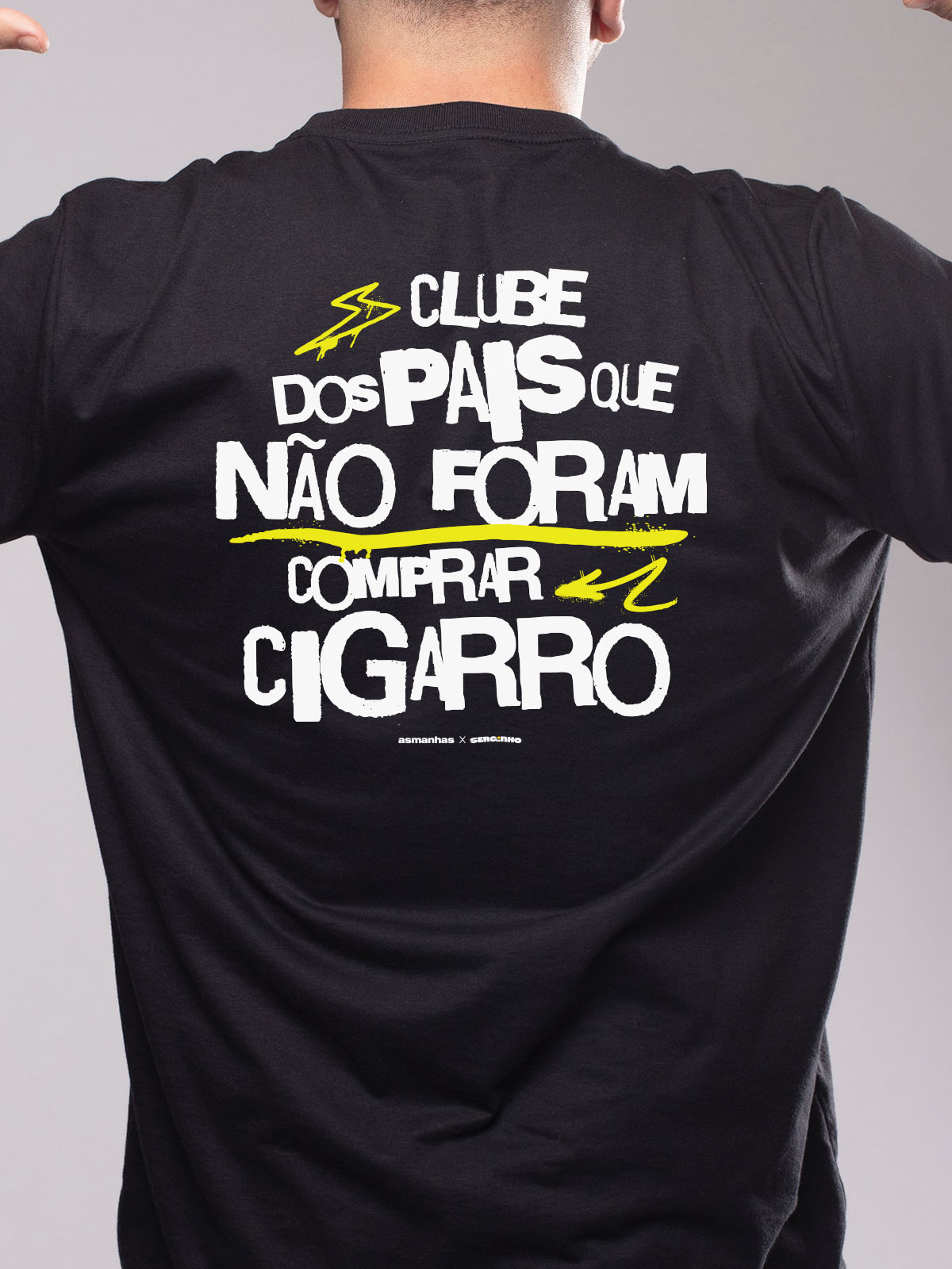 Camiseta Não Foram Comprar Cigarro Asmanhas