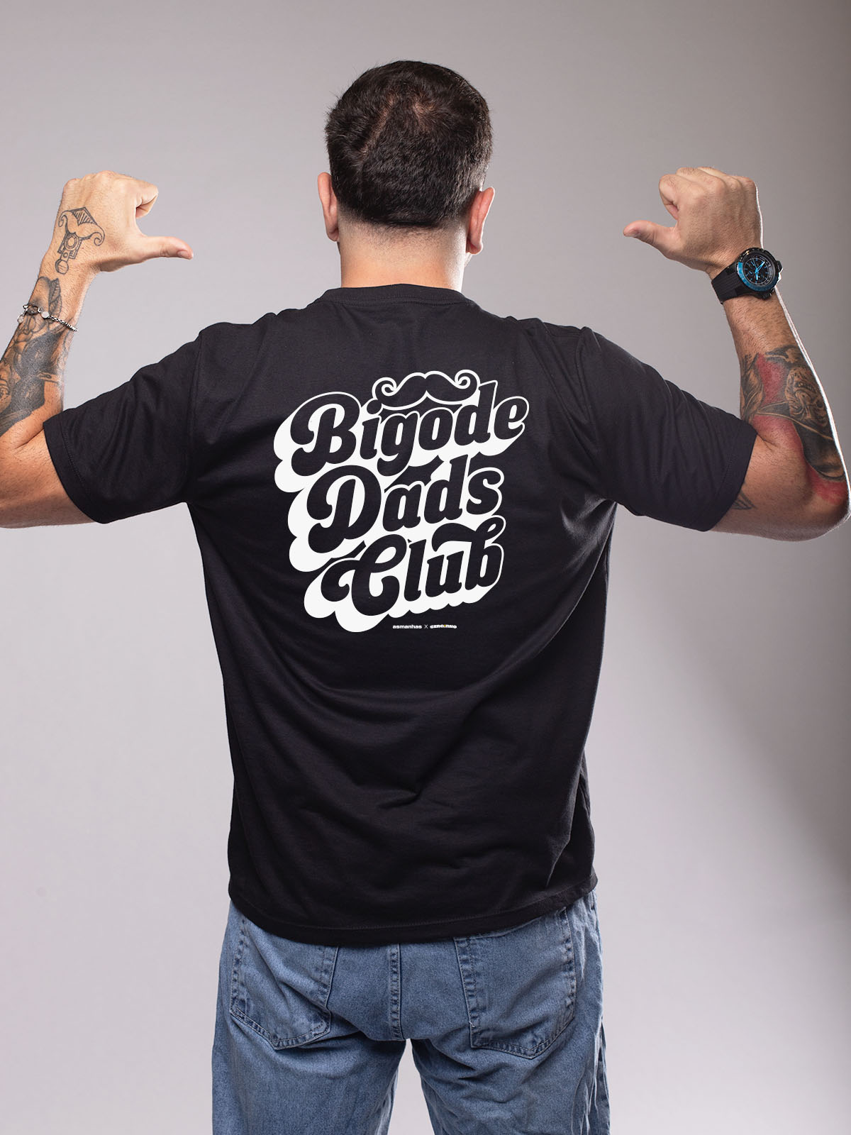 Camiseta Bigode Dads Club Asmanhas